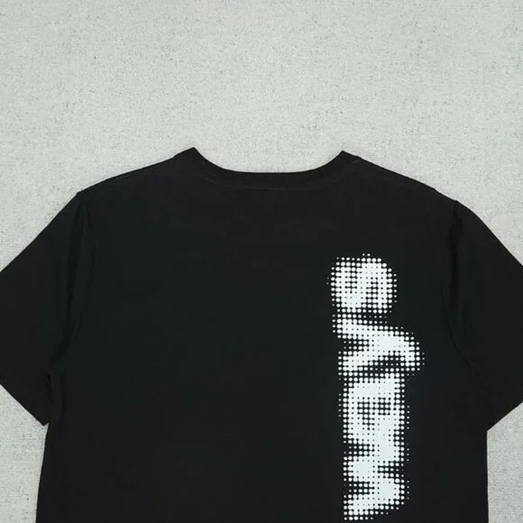 Always Black Pop Lettering Short Sleeve T Shirt